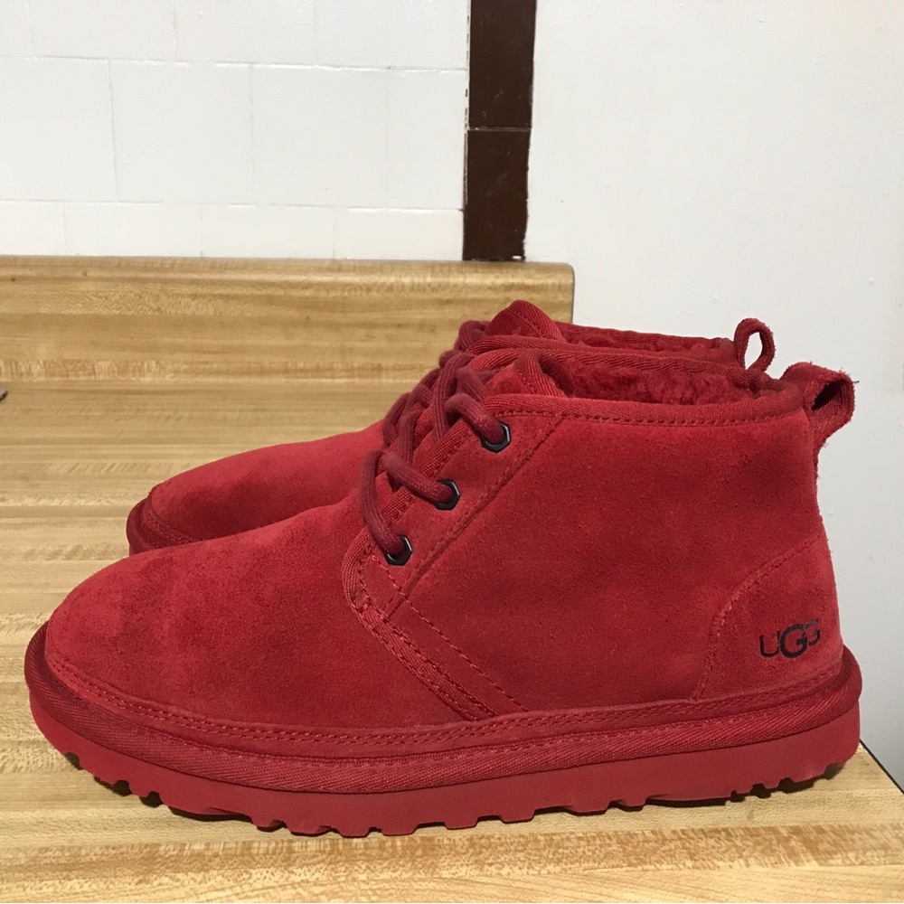 Ugg Red Neumel Ankle Boot Size 6 - image 5